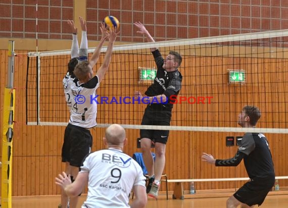 Volleyball Herren VB-Liga Sinsheim/Helmstadt vs SSC Karlsruhe III 01.03.2020 (© Siegfried)